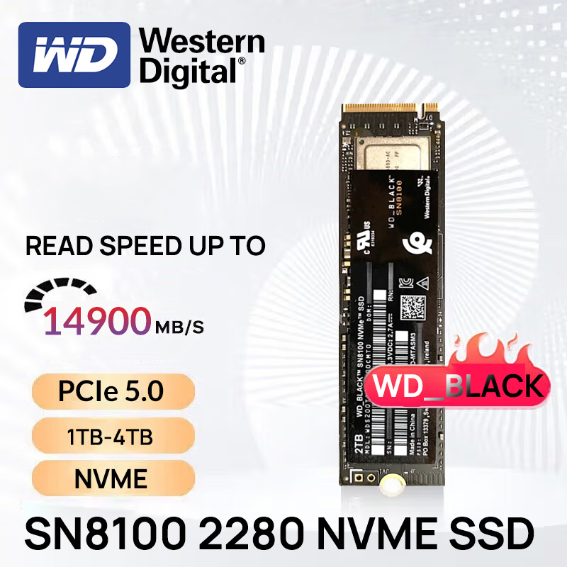Nvme Pcie 5.0 Ssd 4Tb - Western Digital PCIe 5.0 新型SSD SN8100