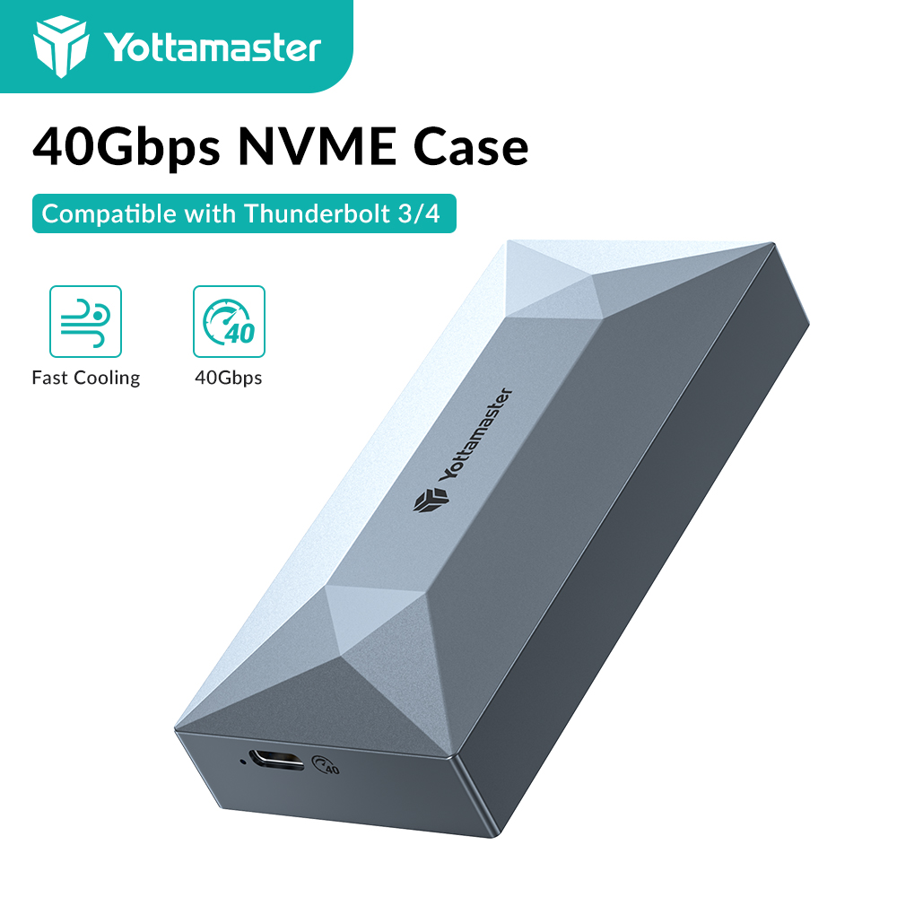 Thunderbolt 4 External Ssd 4Tb - Yottamaster 40Gbps NVMe SSD エンクロージャ USB4