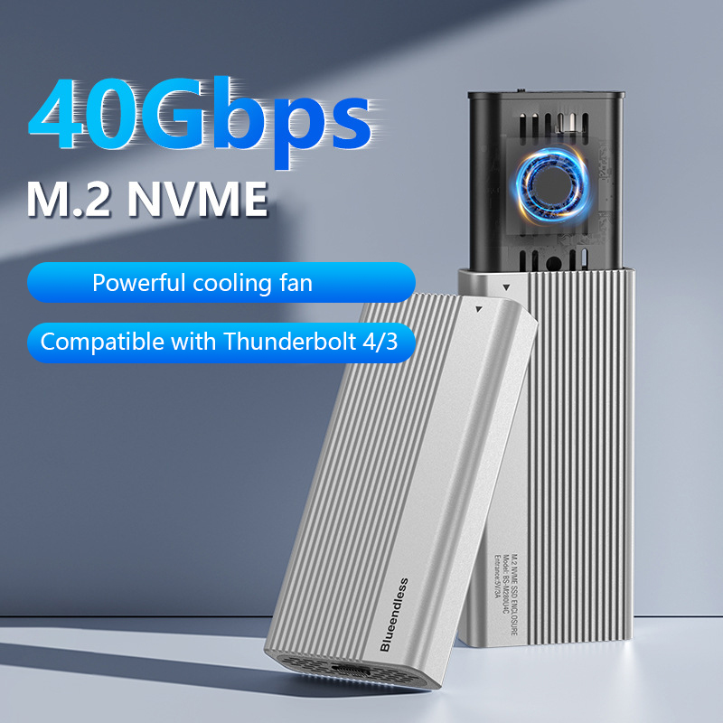 Usb4 40Gbps External Ssd 8Tb - ノートパソコン用ポータブルUSB4 M.2 NVMe SSDエンクロージャ 外付け高速ストレージ Thunderbolt