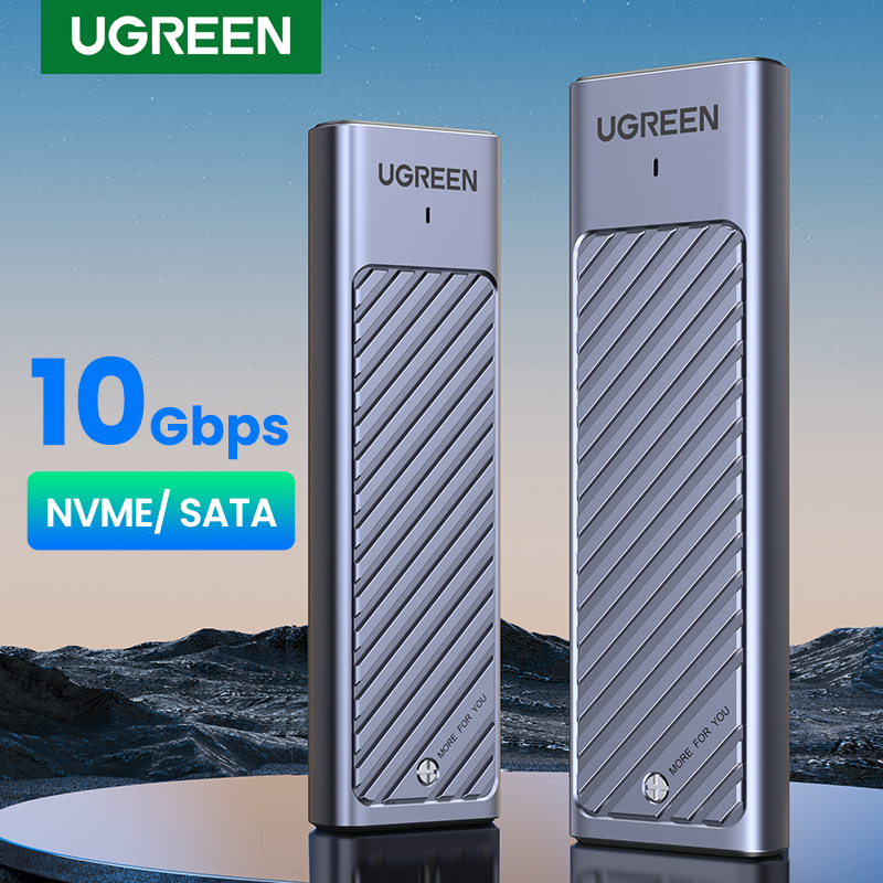 8Tb M2 Nvme Ssd - Ugreen-エンクロージャーSmartsataアダプター10 gbpsUSB 3.2 usb c,外部ハウジング,mおよびbキーとmキーをサポート