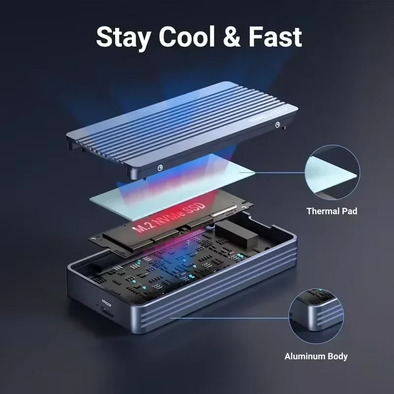 ACASIS USB-C USB4 SSDエンクロージャ 4 - Usb4 40Gbps External Ssd 8Tb のレビューと価格