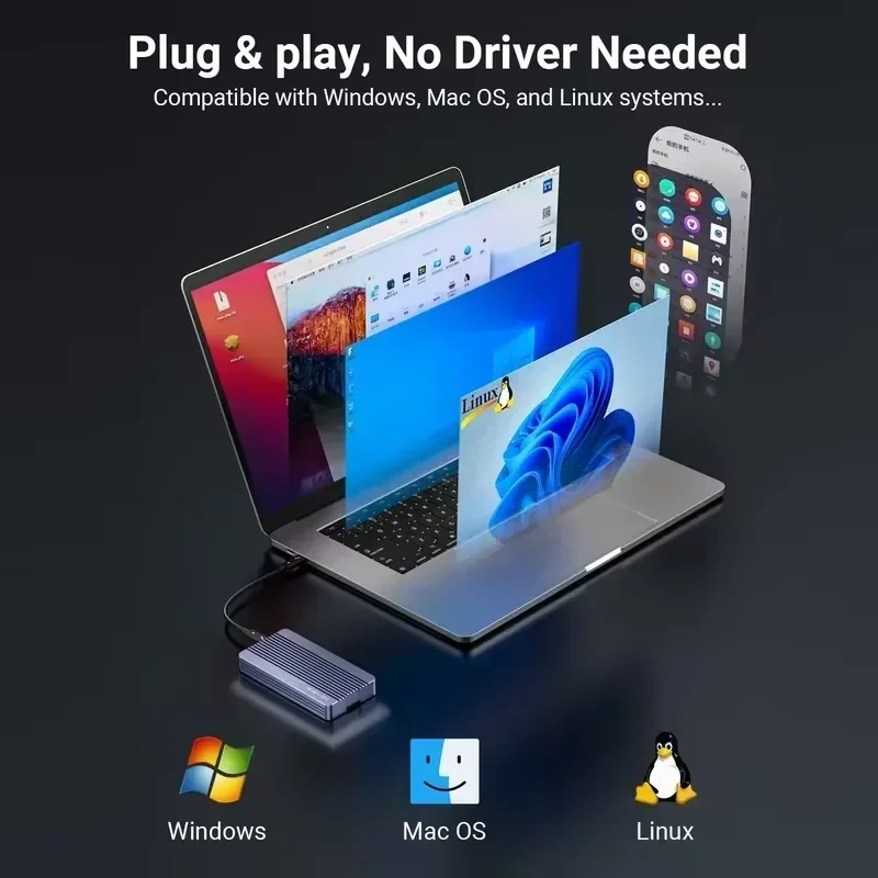 ACASIS USB-C USB4 SSDエンクロージャ 4 - Usb4 40Gbps External Ssd 8Tb のレビューと価格