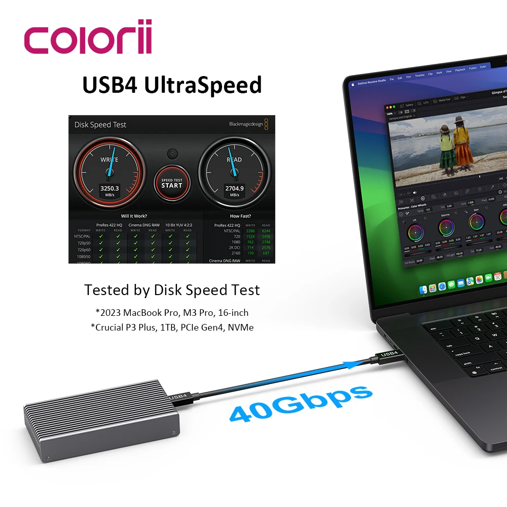 40Gbps USB4 M.2 NVMe SSD エンクロー - Usb4 40Gbps External Ssd 8Tb のレビューと価格
