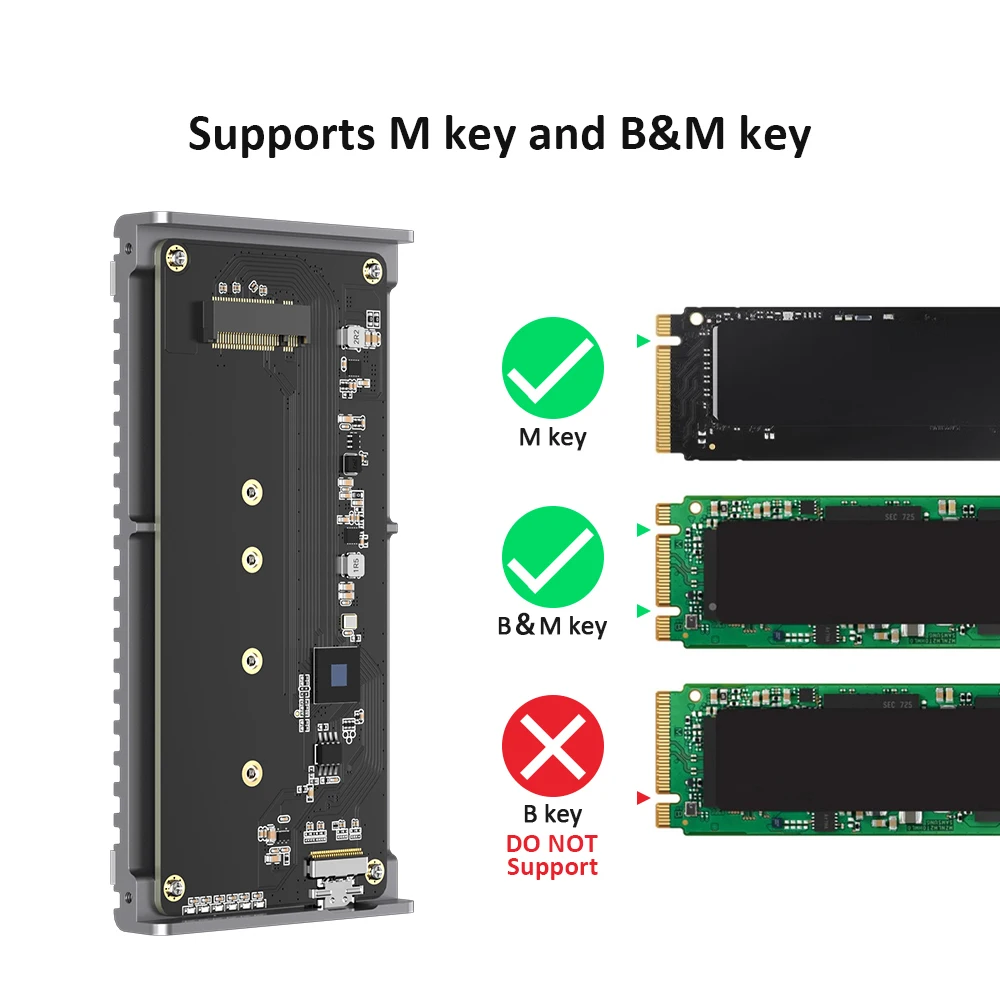 40Gbps USB4 M.2 NVMe SSD エンクロー - Usb4 40Gbps External Ssd 8Tb のレビューと価格