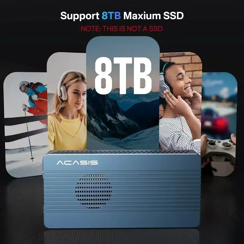 ACASIS 40Gbps M.2 NVMe SSD エンク - 8Tb M2 Nvme Ssd のレビューと価格