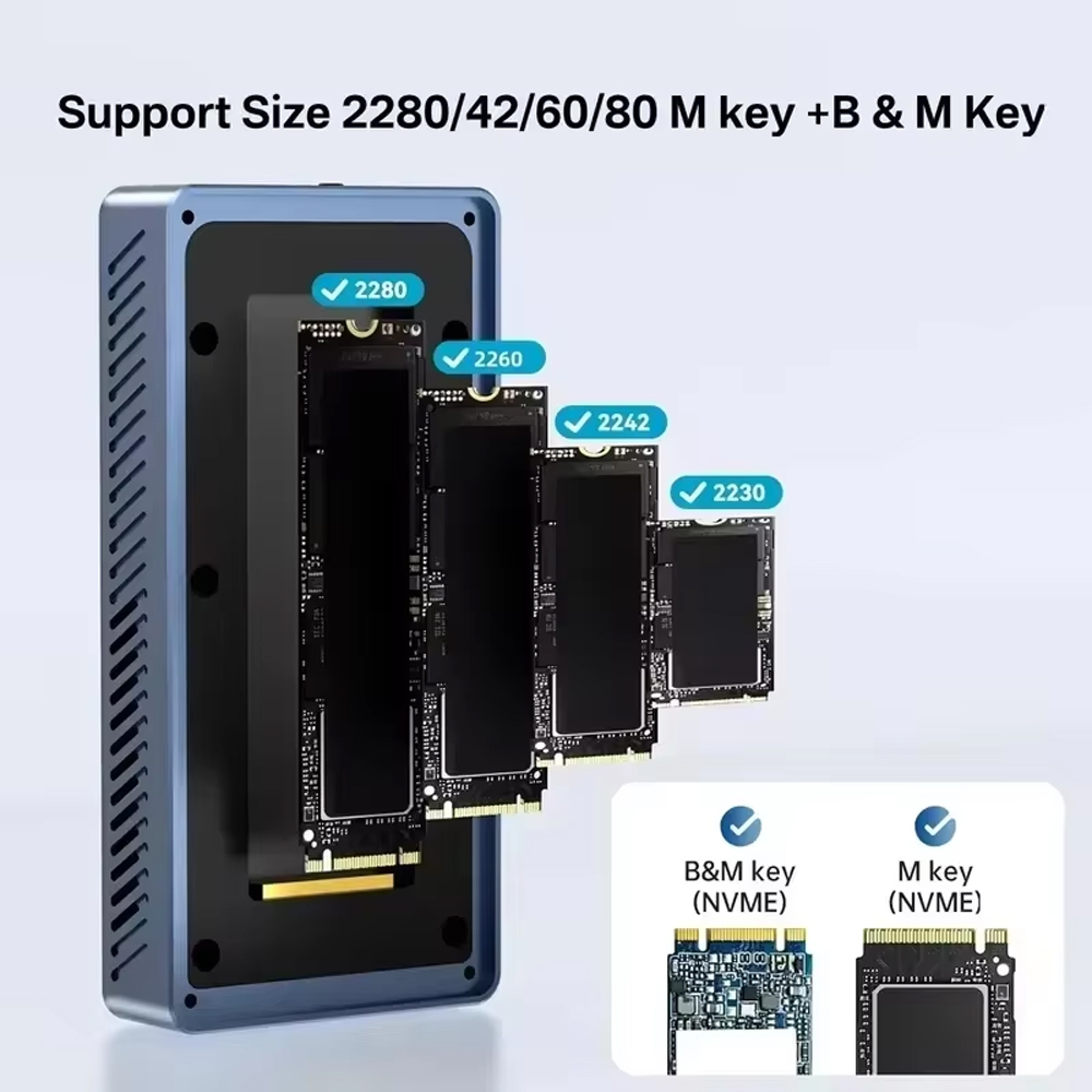 ACASIS 40Gbps M.2 NVMe SSDエンクロ - 8Tb M2 Nvme Ssd のレビューと価格