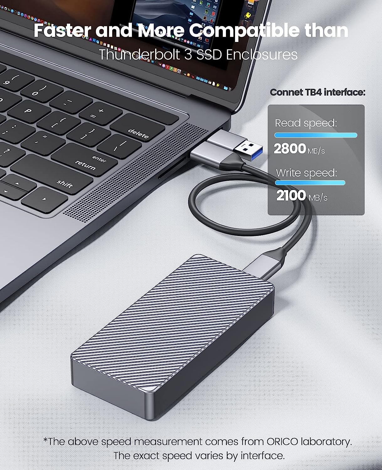 ORICO 40Gbps M.2 NVMe SSD エンクロ - Thunderbolt 4 External Ssd 4Tb のレビューと価格