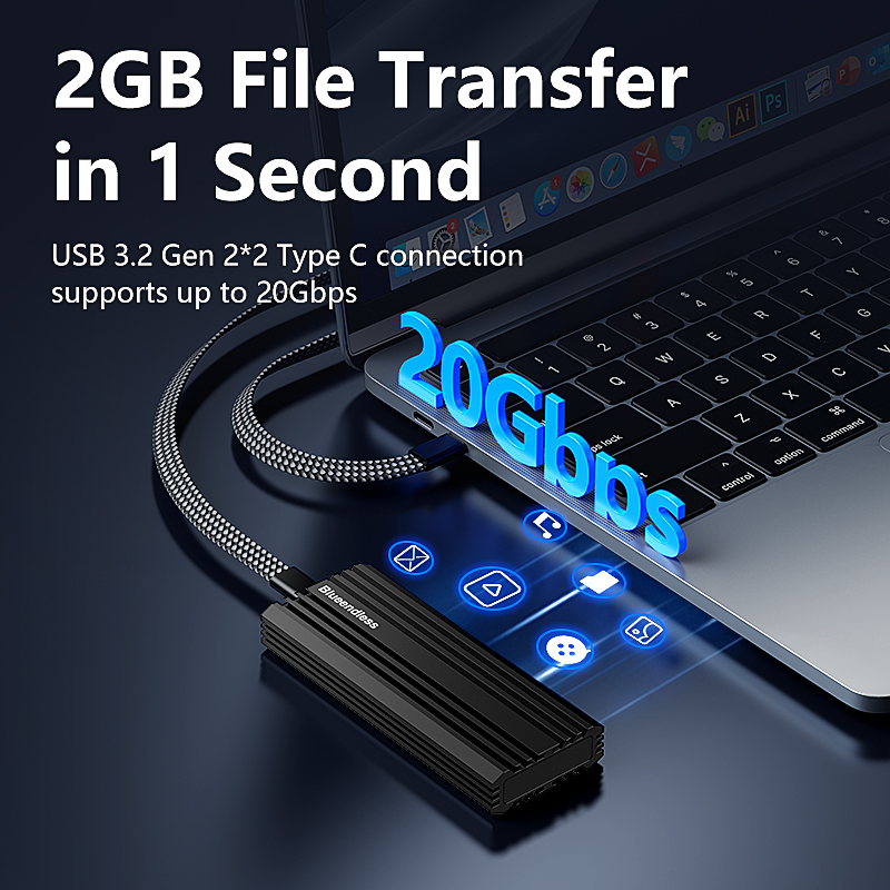BLUEENDLESS 20Gbps M.2 PCIE NV - 8Tb M2 Nvme Ssd のレビューと価格