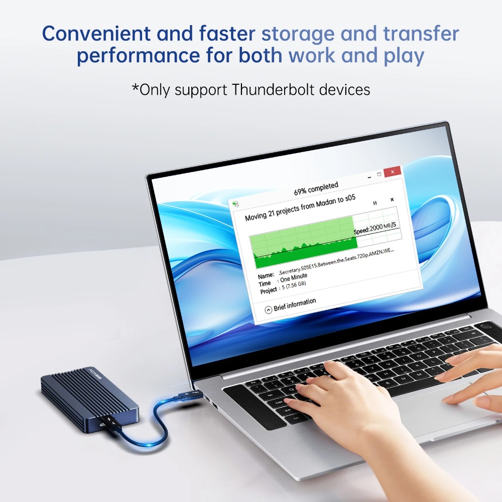 Acasis 40Gbps USB 4.0 NVME M.2 - 8Tb M2 Nvme Ssd のレビューと価格
