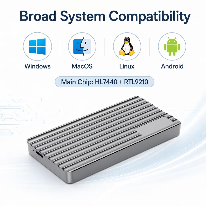 アルミニウム製M.2 NVMe SSDエンクロージャ USB - Usb4 40Gbps External Ssd 8Tb のレビューと価格